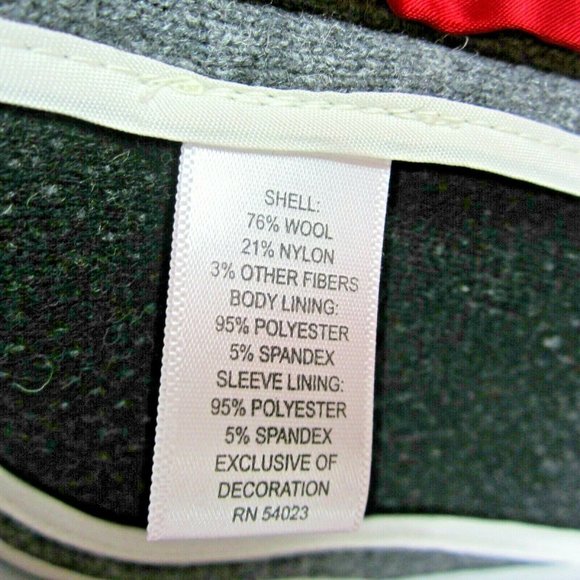 BANANA REPUBLIC Gray Italian Wool Blazer 6 Jacket - Picture 9 of 11